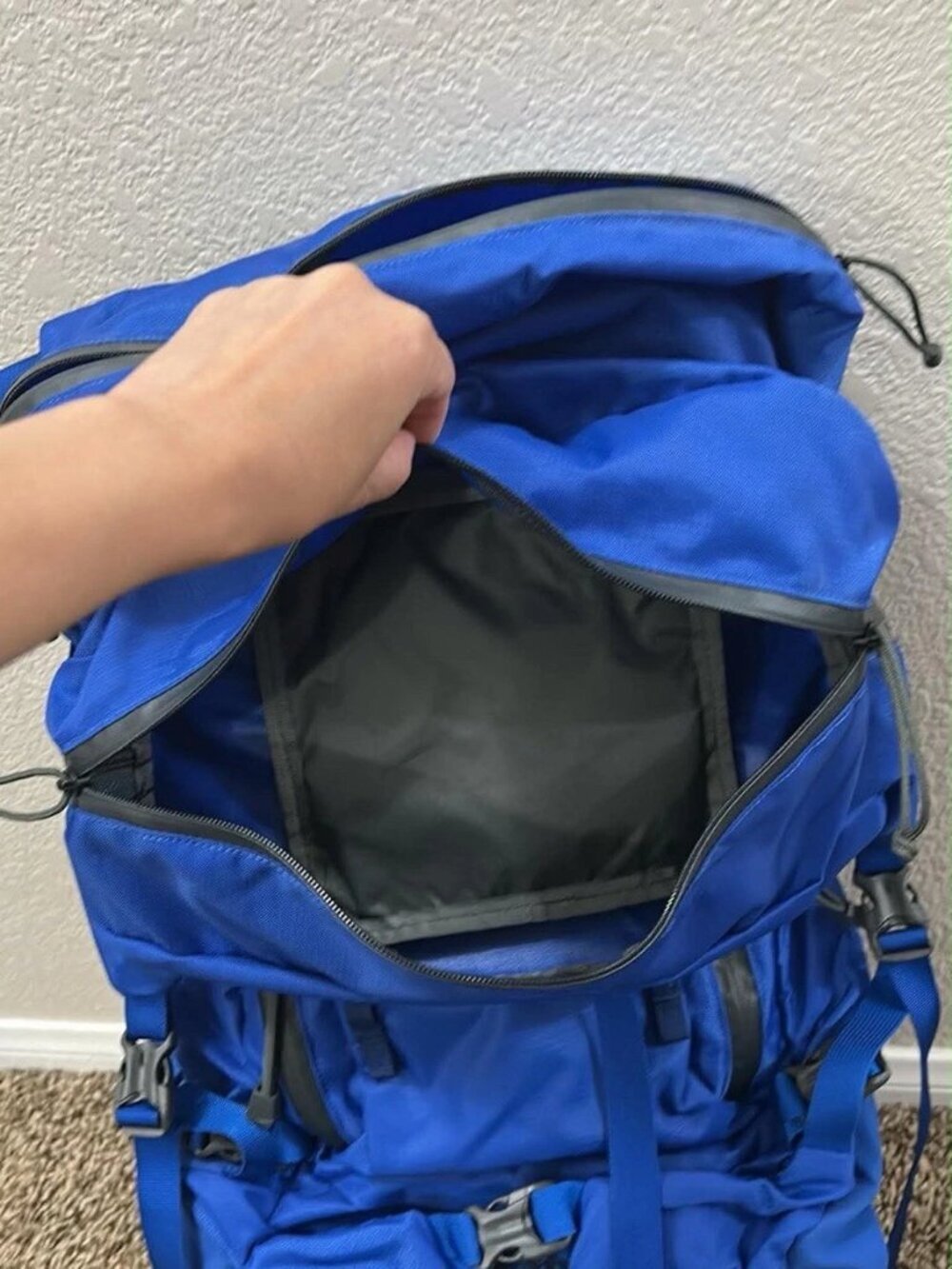 Mystery Ranch Stein 62 Unisex Blue Hiking Trekking Travel Backpack 50L - Picture 4 of 11